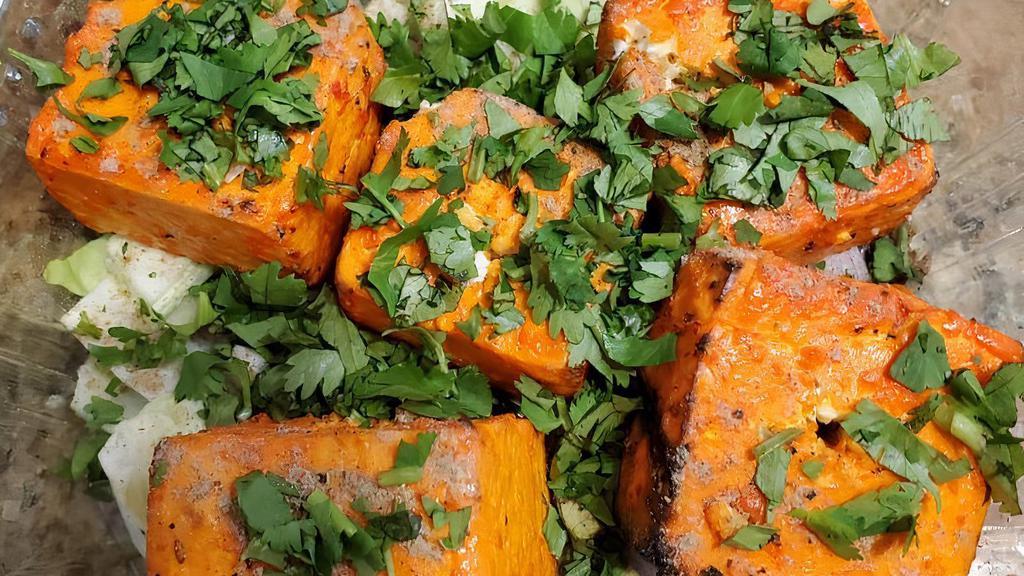 Paneer Tikka Masala · Cottage cheese cubes cooked in a creamy sauce with special herbs and spices