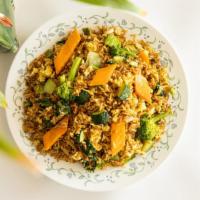 Mixed Vegetable Fried Rice / 什菜炒飯 · 