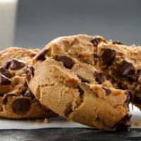 Semi-Sweet Chocolate Chip (MEGA Cookies) · Our utterly decadent and shareable 5.5 oz. cookie.