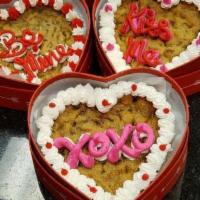 Heart Cookie Cake with Heart Gift Box (14
