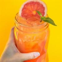 Honey Grapefruit Squeeze (XL Size) · Grapefruit infused in Raw Honey Jasmine Tea with WHOLE Grapefruit and mint. . *Note: No swee...