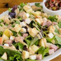 Salada de Morango · Mixed greens, Feta cheese, strawberries, croutons, balsamic vinegar and dijon mustard dressing