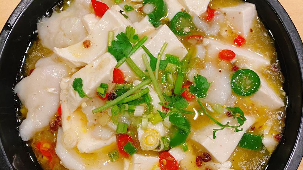 麻香鱼片豆腐-Fish Filet with Tofu · Numbing spicy fish fillets with soft tofu.