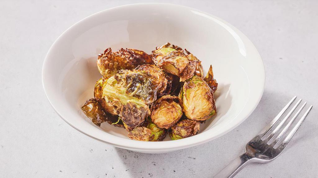 Brussels Sprouts · Roasted with extra virgin olive oil, served with chipotle aioli. Good for gluten-free, dairy-free, paleo, keto, vegetarian, vegan (no aioli), whole30 (no aioli - honey). Aioli contains eggs. Vegetarian. Gluten-Free. We cannot make substitutions.