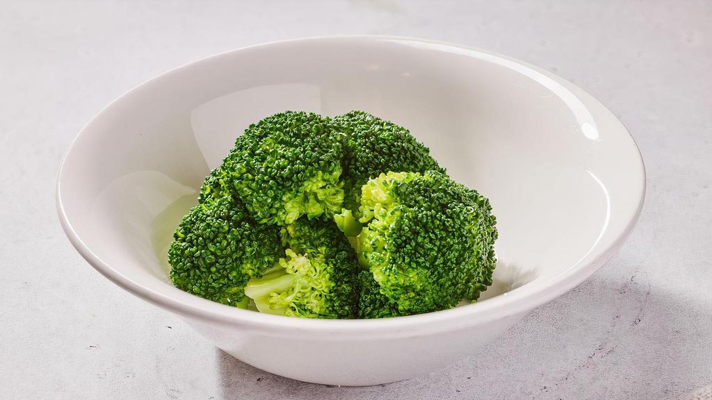 Broccoli · Fresh broccoli lightly blanched with sea salt. Good for: gluten-free, paleo, keto, vegan, vegetarian, whole30. Vegan. Gluten-Free. We cannot make substitutions.