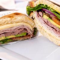Half Sandwich · Build your own half sandwich, 1/8 lb of meat choice, choice of cheese, bread, and condiments