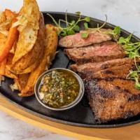 CHURRASCO & CHIMICHURRI (CHEF'S FAVORITE) · Tender, Flavorful, Juicy, Cooked To Perfection Churrasco (6Oz) With Chimichurri. Sides: Stea...