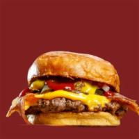 Classic Burgers · Fresh, never frozen 100% certified Angus beef patty. On a brioche bun with American cheese, ...