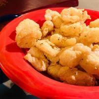 Mexican Popcorn Shrimp · Served with spicy cocktail sauce and chipotle tartar sauce.