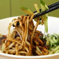 Bei Jing Bean Paste Noodle (北京炸酱面） · Contain pork