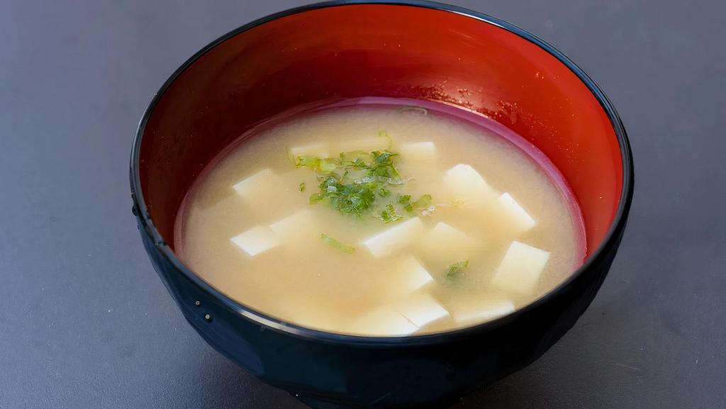 Miso Soup · Tofu seaweed scallion(12oz)