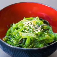 Seaweed Salad · Healthy Japanese dish.