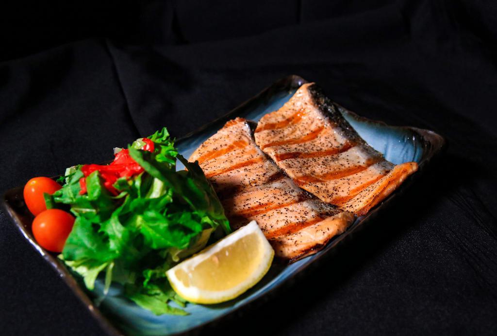 Salmon Shioyaki · Lightly Salted Grilled Salmon.