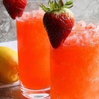 Lemonade Special · Blend of Lemonade, sprite and choice of strawberry, pomegranate or lychee flavor.