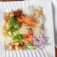Rainbow Salad (A Sone Thok) · Delicious and beautiful traditional Burmese salad with green papaya, cabbage, cilantro, carr...