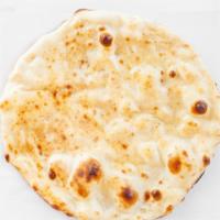 44. Plain Naan · Unleavened bread baked in tandoor.