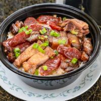23. Preserved Chinese Sausage, Pork, and Duck 金牌腊味蒸饭 · 