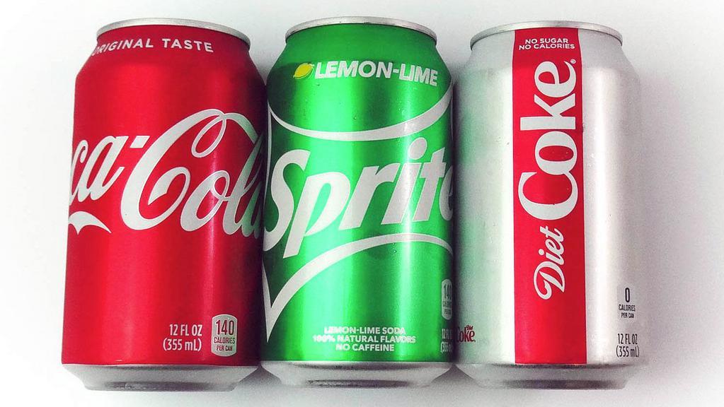 Can Soda · Coke, Diet Coke, Sprite. If preferred choice is not available, merchant will recommend flavor.