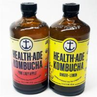 Health-Ade Kombucha · Bubbly probiotic tea, organic. Pink Lady Apple, Ginger Lemon. If preferred choice is not ava...
