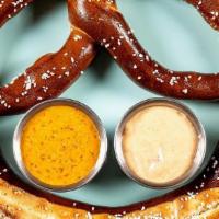 Jumbo Bavarian  Pretzel · Chipotle beer cheese and sweet & spicy mustard