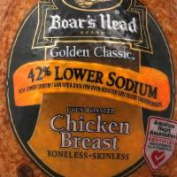 Boar's Head Chicken Breast · Certified heart healthy, low in fat and saturated fat free, Boar’s Head Golden Classic Chick...
