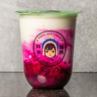 Red Heart Dragon Fruit Yogurt / 吉祥如意红酸奶 · 