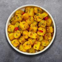 Aloo Jeera Jamboree · North Indian style dry curry made with boiled aloo chunks, roasted jeera, pan sautéed onions...