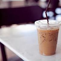 Iced Latte · Double shot of Italian imported Attibassi coffee and milk on ice