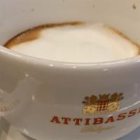Macchiato · Double shot of Italian imported Attibassi coffee with a bit of milk foam