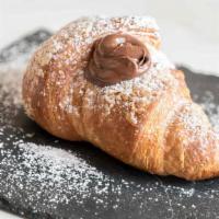 Nutella croissant · Italian sweet croissant filled with the one and only NUTELLA
