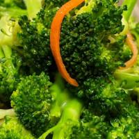 Broccoli  · HOME-MADE! Lightly blanched and seasoned broccoli, 16oz. GLUTEN FREE