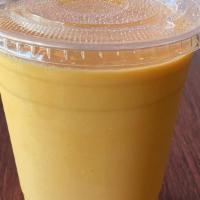 Mango Lassi (Yogurt Smoothie) · Refreshing Probiotic Yogurt Mango Smoothie (16OZ)