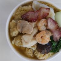 House Special Combination Seafood & Meat over Rice · 