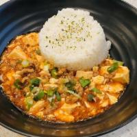 Ma-Po Tofu Over Rice · 