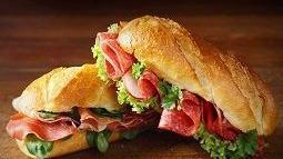 Prosciutto Sandwich · Served on our homemade bread baked fresh daily with red sauce mozzarella and small salad.