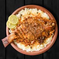 Funky Fish Biryani  · Long grained rice flavored with fragrant spices flavored along with saffron and layered with...