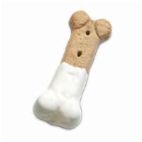 Small Dipped Dog Bone · Dipped in white confection [not chocolate] make these bones a safe treat for dogs.