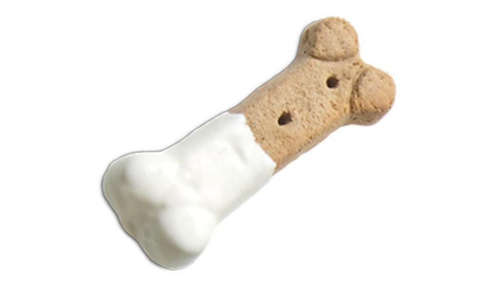 Large Dipped Dog Bone · Dipped in white confection [not chocolate] make these bones a safe treat for dogs.