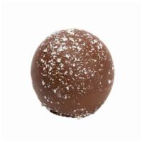 French Vanilla Truffle · Vanilla flavored milk chocolate center in a rich milk chocolate shell sprinkled with crushed...