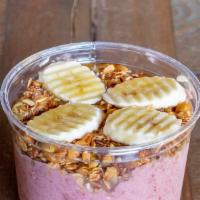 Rockaway · Organic acai with bananas, strawberries, and organic apple juice or almond milk blended. Top...