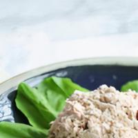 Tuna Salad · Delicious tuna made with organic mayo, pepper, celery, onions and relish! 100%organic and ma...