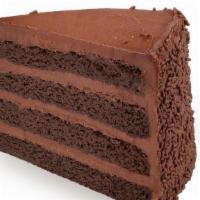 Fudge Cake Slice · Buddy's original chocolate fudge cake filled high with our signature homemade chocolate fudg...