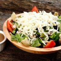 Fresh Tracks - Entree · The Fresh Tracks Salad is served with black olives, mushrooms, green peppers, red onions, ar...