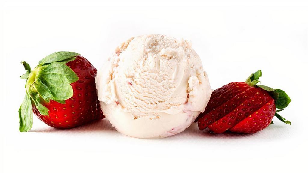 Fresh Strawberry · A true classic, our creamy strawberry ice cream is made with fresh pieces of strawberries.