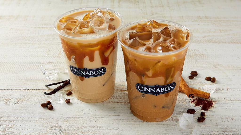 Cold Brew Iced Coffee · Fuel your day with a cup of Cinnabon’s® high quality, high-altitude Arabica cold brew coffee. Perfect complement to any breakfast or midday snack!