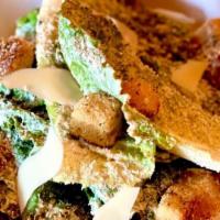 Caesar Salad · Gorgeous Romaine Lettuce, House-Made Croutons, House-Made Caesar Dressing, Smothered In Fres...