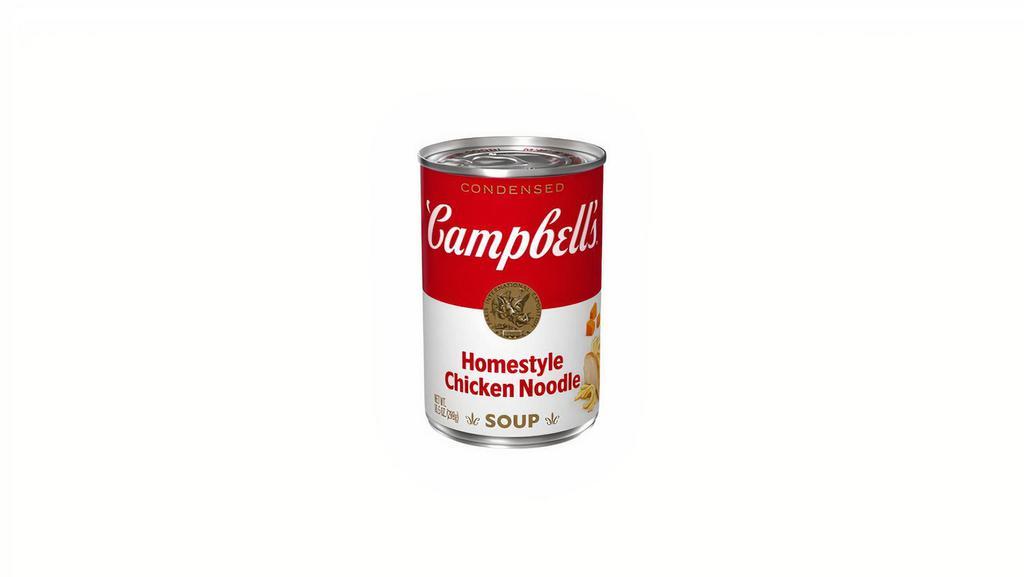 Campbell's - Grocery - Chicken Noodle Soup · This soup is made from good, honest ingredients like egg noodles and chicken with no antibiotics. There's delicious goodness in every bite!