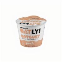 Oatly Oatgurt Peach On Bottom 5.3 oz · Non-dairy full-fat yogurt alternative. Vegan. Certified gluten-free. No gluten. No nuts. No ...