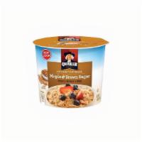 Quaker Oats - Grocery - Maple & Brown Sugar Instant 1.69 Oz Oatmeal · Made with Heart-Healthy* 100% whole grain Quaker Oats. *Diets rich in whole grain foods and ...