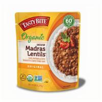 Tasty Bite - Madras Lentils · Our Madras Lentils are a quintessential recipe from India. Soft lentils and red kidney beans...